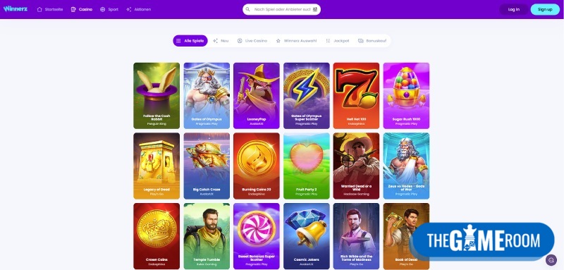 Spiele im Winnerz Casino